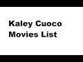 Kaley Cuoco Movies List - Total Movies List