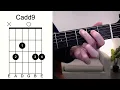 How To Play A Cadd9 Chord On Guitar