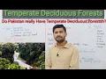 Temperate Deciduous Forests Fsc Biology class 12 World Biome