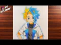 How to Draw X Koruso Beyblade X Color Pencil Anime Art
