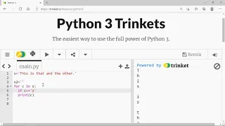 Iterating Through Characters and Words with a for loop in Python