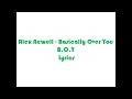 Alex Newell - Basically Over You Lyrics