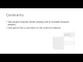 Budget Finance Optimization to make calculate decisions using IBM CPLEX