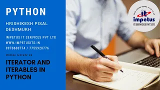 Functions in Python Part-3 Iterators and Iterables