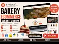 Modern Bakery Website Demo HTML CSS JavaScript Python Flask PostgreSQL