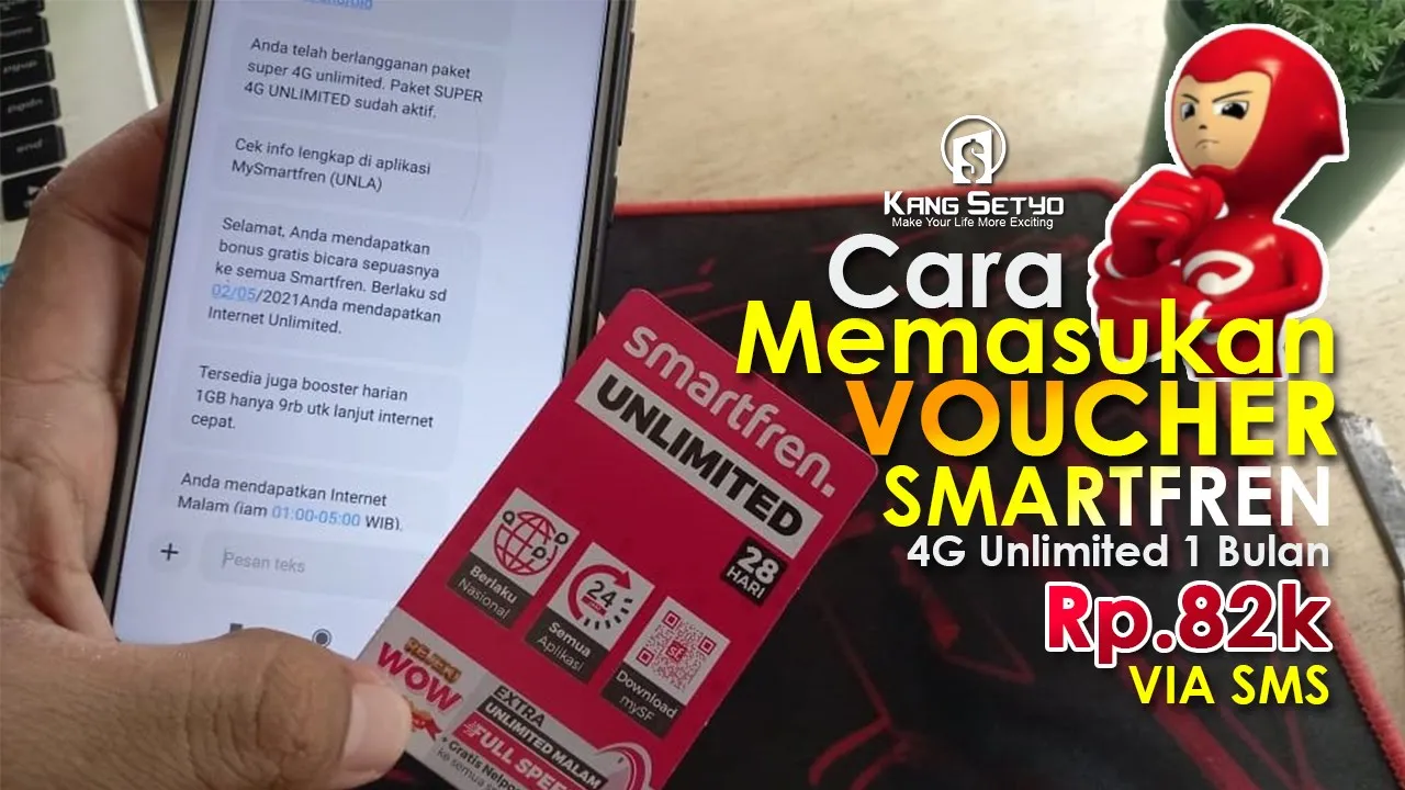Cara Isi Kuota dengan Voucher Smartfren Unlimited Harga 78rb