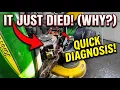 Riding Lawn Mower Suddenly Shut Off While Mowing HERE S HOW I FIXED IT