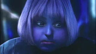 Violet Beauregarde Blueberry Inflation Brightened