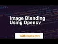 image blending using opencv