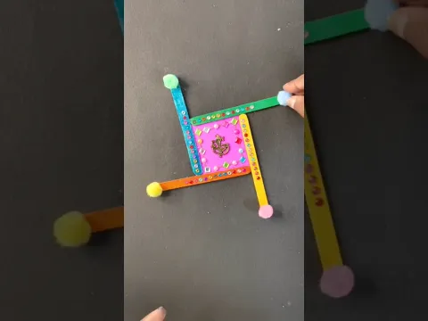 Ganesha craft ideas from stick, Craft Ganesha craft #ganesh #ganeshchaturthi