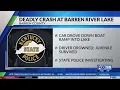 Teen drowns after car crashes in Barren County lake
