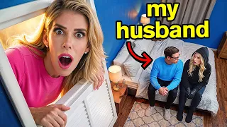 I SECRETLY Hide in my Husband's Bedroom…