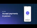 No-code Accept payments in person