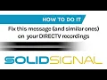 Can t Fast Forward on DIRECTV Here s why and how to avoid it