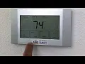 How to Program Your Nexia Trane XR 724 Thermostat