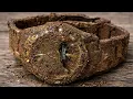 The genius man found and restored the valuable rusty old ROLEX watch
