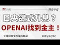 2025/12/22(一) 日銀升息、全球利率分歧擴大！三巫日美股震盪，輝達甲骨文強彈、AI撐盤！【群益早安】財經大小事