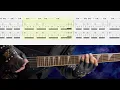 Origin - The Aftermath #1-1 (Standard Tuning - Drop D)【Guitar, Bass TAB | BPM 60→88】