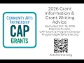 CAP Grant Info Advice Workshop for 2026