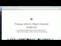JSD2 - 15 Firebase and Intro to OOP