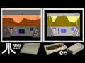 Atari 8-bit vs C64 RESCUE ON FRACTALUS Side by side comparison