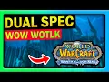 How to Learn Dual Specialization in WotLK Classic Dual Talent Full Guide