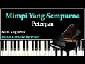 Download Lagu Peterpan - Mimpi Yang Sempurna Piano Karaoke Versi Pria | Synthesia Piano