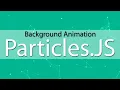 How to use Particles JS Animated background Particles JS Background Animation