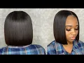 Protective Quickweave Blunt Cut Bob