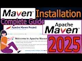 How to Install Apache Maven on Windows 2025 Update Apache Maven Setup Tutorial