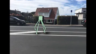 Walking Monster Gif with sound
