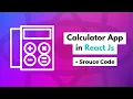 Build a Calculator App in React Js Calculator App React Js React Calculator Using React Js