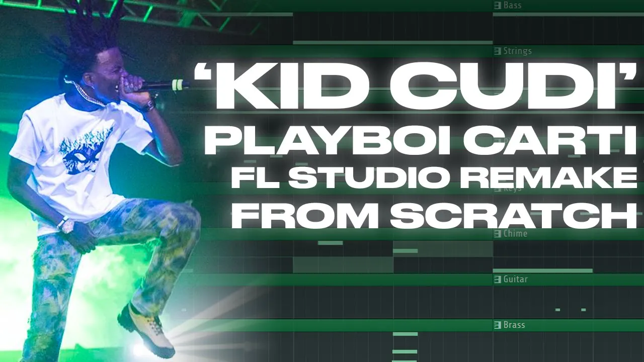 How 'Kid Cudi / Pissy Pamper' was made (From Scratch) - Playboi Carti & Young Nudy | FL Studio