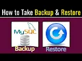 How to take backup of MySQL database Restore it