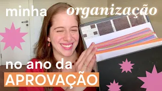 ORGANIZAÇÃO e ROTINA no ano que PASSEI em MEDICINA + dicas para você se ORGANIZAR para o VESTIBULAR