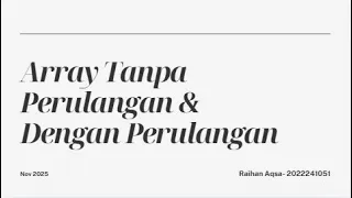 Tugas Pertemuan 10 Pemrograman Java