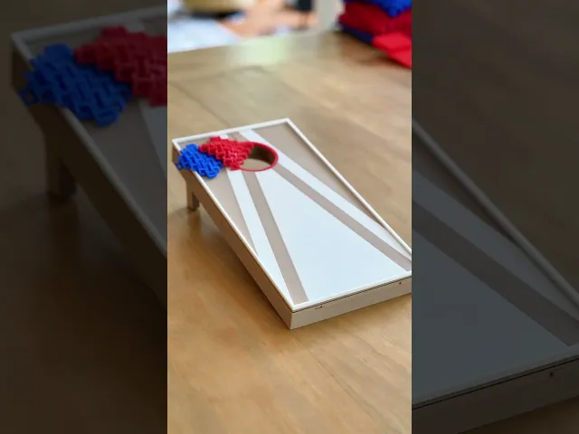 Desktop Cornhole - Catapult and articulating bean bags video thumbnail