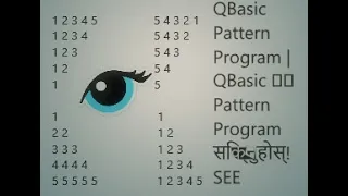 qbasic numeric pattern program