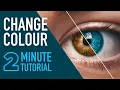 Change the eye colour in Photoshop