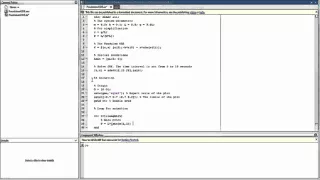 Matlab Tutorial - The Pendulum example