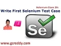 Selenium 25 Write first Selenium Test Case and Execute