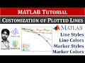 Plotting in MATLAB Part 3 How to Change Plot Line Styles and Colors in MATLAB