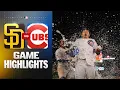Padres vs Cubs Game Highlights 26 MLB Highlights