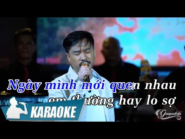 Karaoke Sợ Tình Ta Dang Dở Tone Nam - Quang Lập | Nhạc Vàng Bolero Karaoke