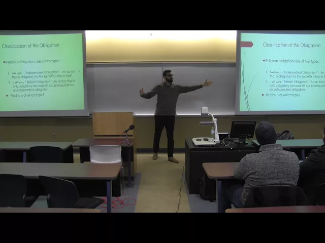 ⁣2 - Intro Into Wudhu - Jurisprudence (fiqh) class - Sheikh Ahmad Bazzi