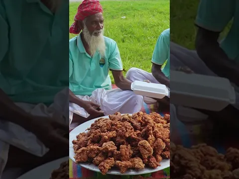 PACKING Food with Fried Rice & Chicken Fry #villagegrandpacooking #food #youtubevillage #bengalivlog