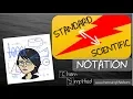 Changing between scientific notation and standard form - Dr K