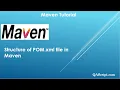 Maven Tutorial - Structure of POM xml file in Maven