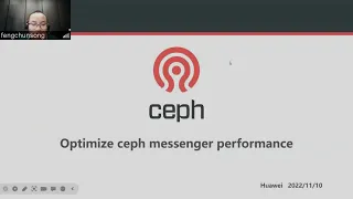 Optimize Ceph messenger Performance