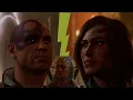 The Stone Lord Confronts Nine Fingers with Jaheira Standing Witness